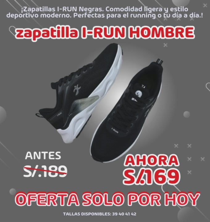 ZAPATILAS I-RUN: La Comodidad que Sigue tu Estilo